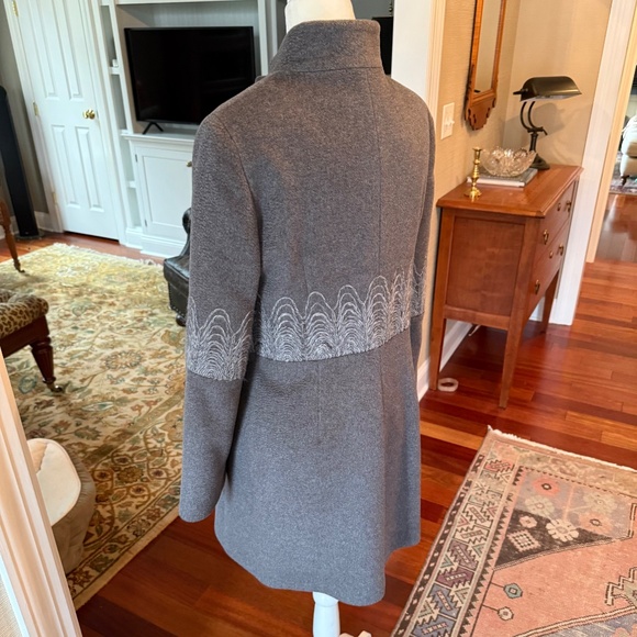 CINZIA ROCCA Wool and Cashmere Coat - Picture 2 of 7